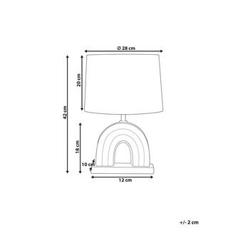 Beliani Lampe à poser en Céramique Moderne TITNA  