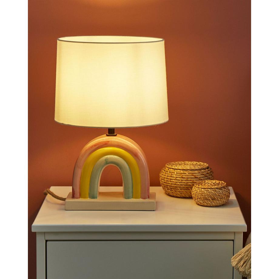 Beliani Lampada da tavolo en Ceramica  TITNA  