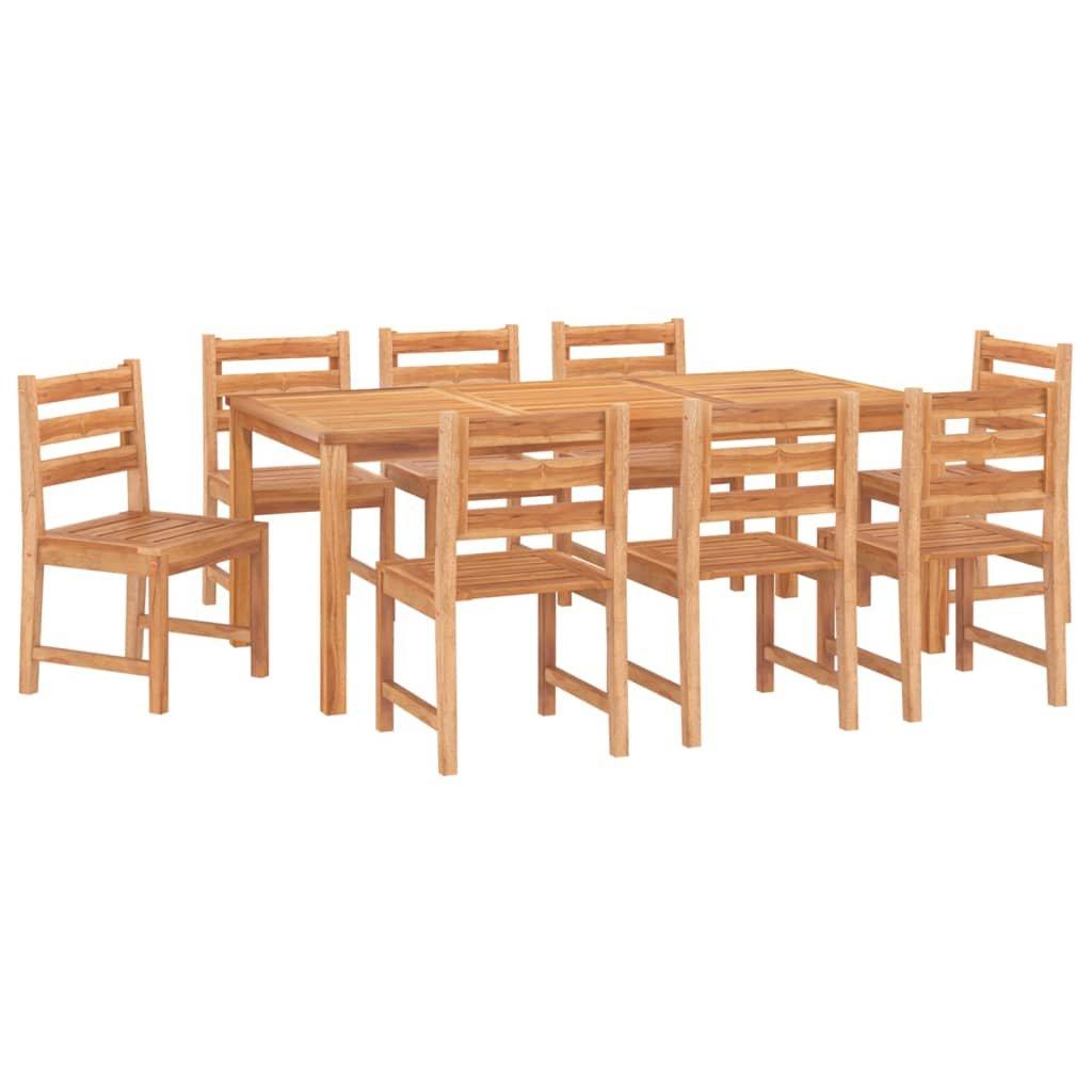 VidaXL set da pranzo da giardino Teak riciclato  