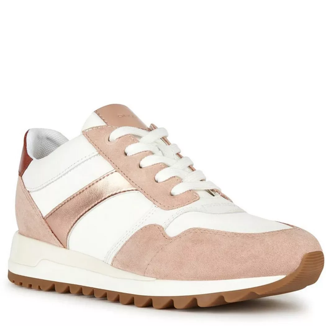 Geox - Sneaker Tabelya, Leder, für Damen, Nude, Größe 41.5