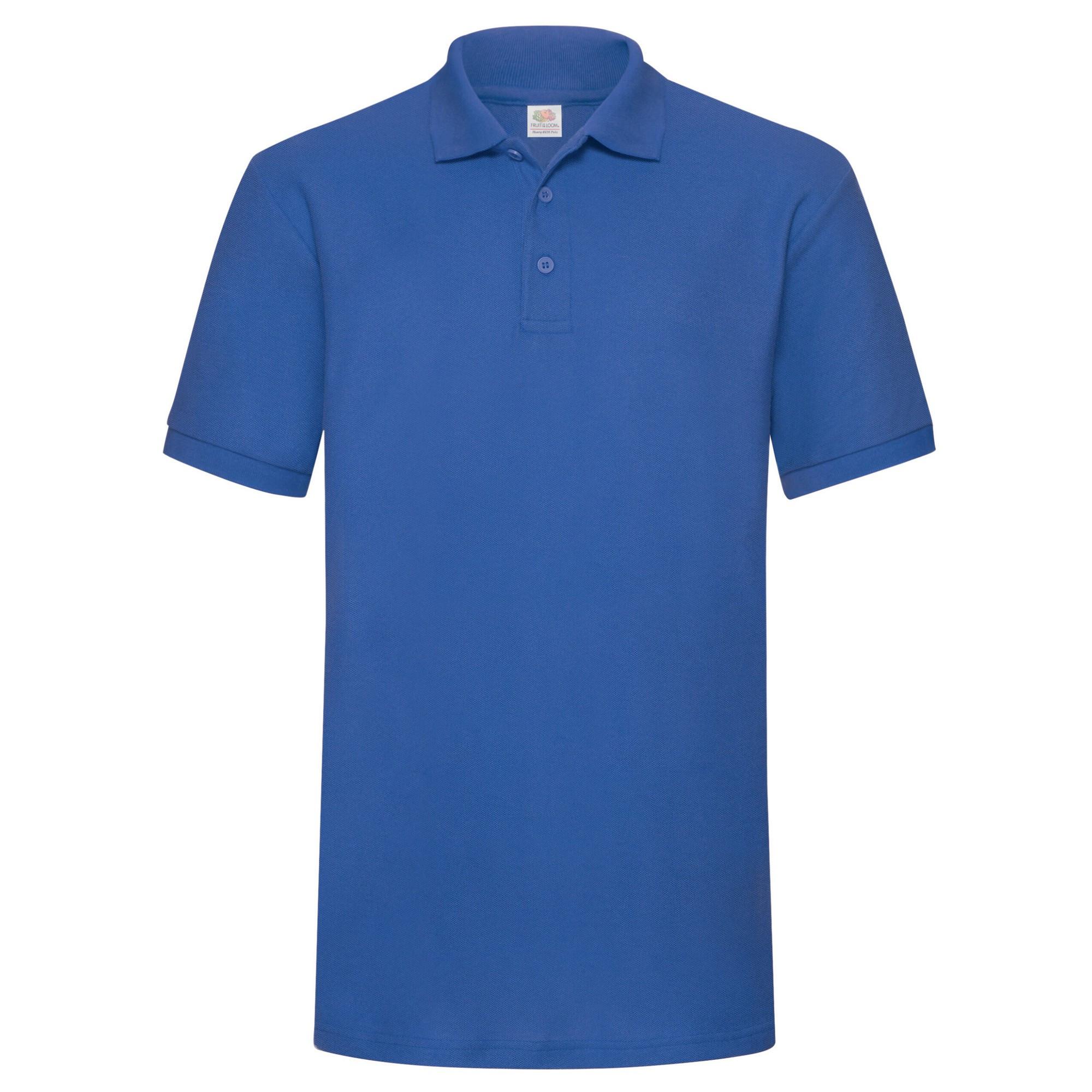 Image of Poloshirt Schwere Qualität Herren Königsblau M