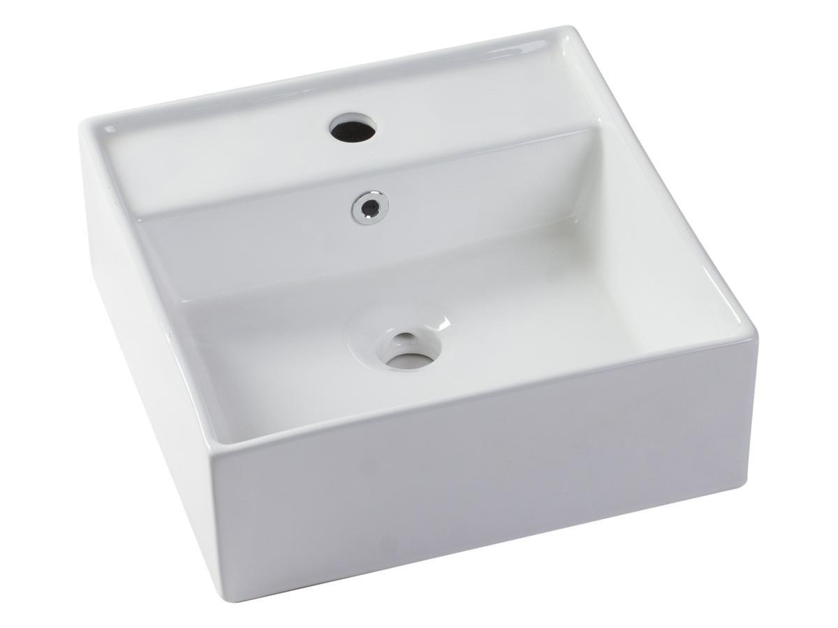 Vente-unique Mobile bagno sospeso con lavabo semplice  Antracite PENEBEL  