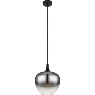 mutoni Lampe à suspension Maxy métal noir fumé 1xE27  