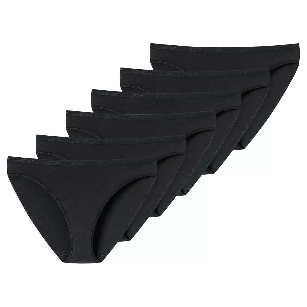 Uncover by Schiesser - Slip  Bequem sitzend, für Damen, Schwarz, Größe 3XL