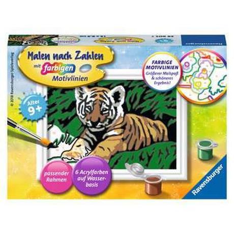 Ravensburger  Malen nach Zahlen Süsser Tiger 