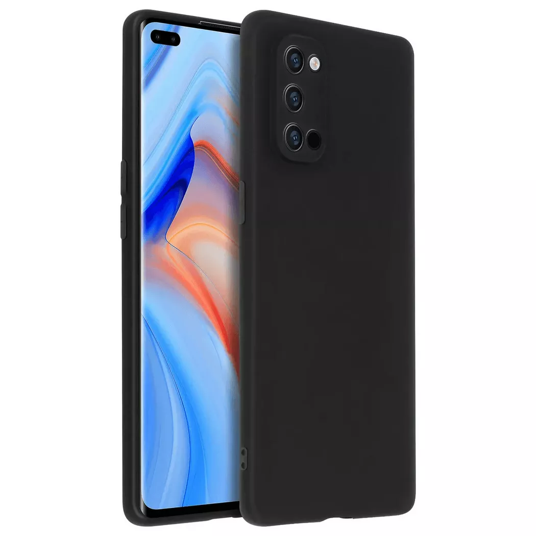 OPPO - Silikon Case  Reno 4 - Black