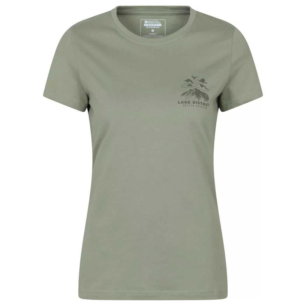 Mountain Warehouse - Lake District T-Shirt, für Damen, Grün, Größe 36