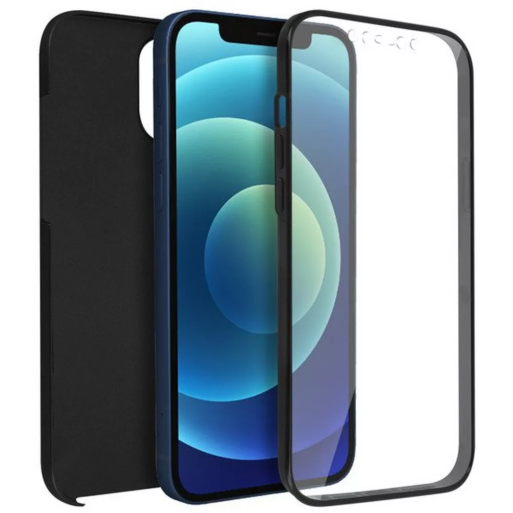 Avizar - Full Case iPhone 12 / 12 Pro Schwarz
