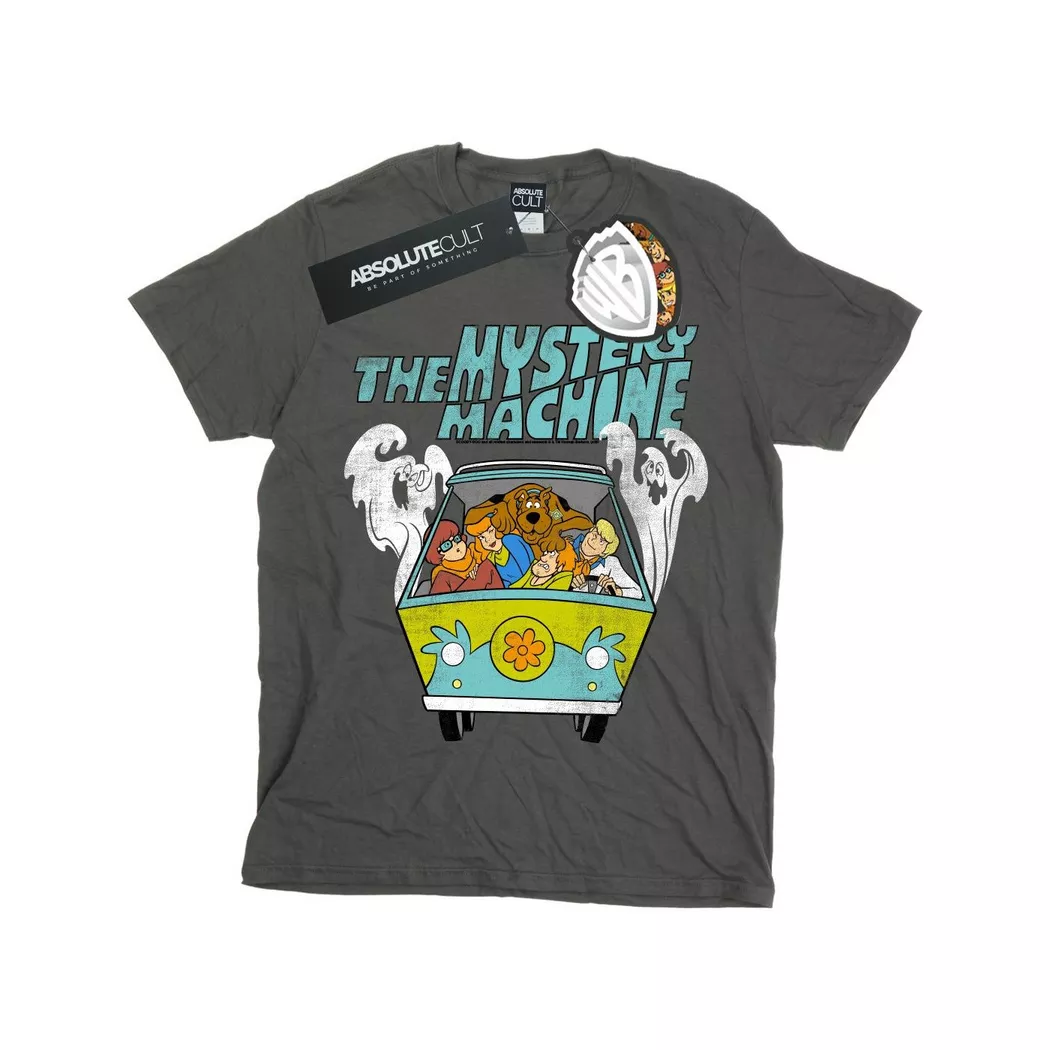 Scooby-Doo - Mystery Machine TShirt, 104, Charcoal Black