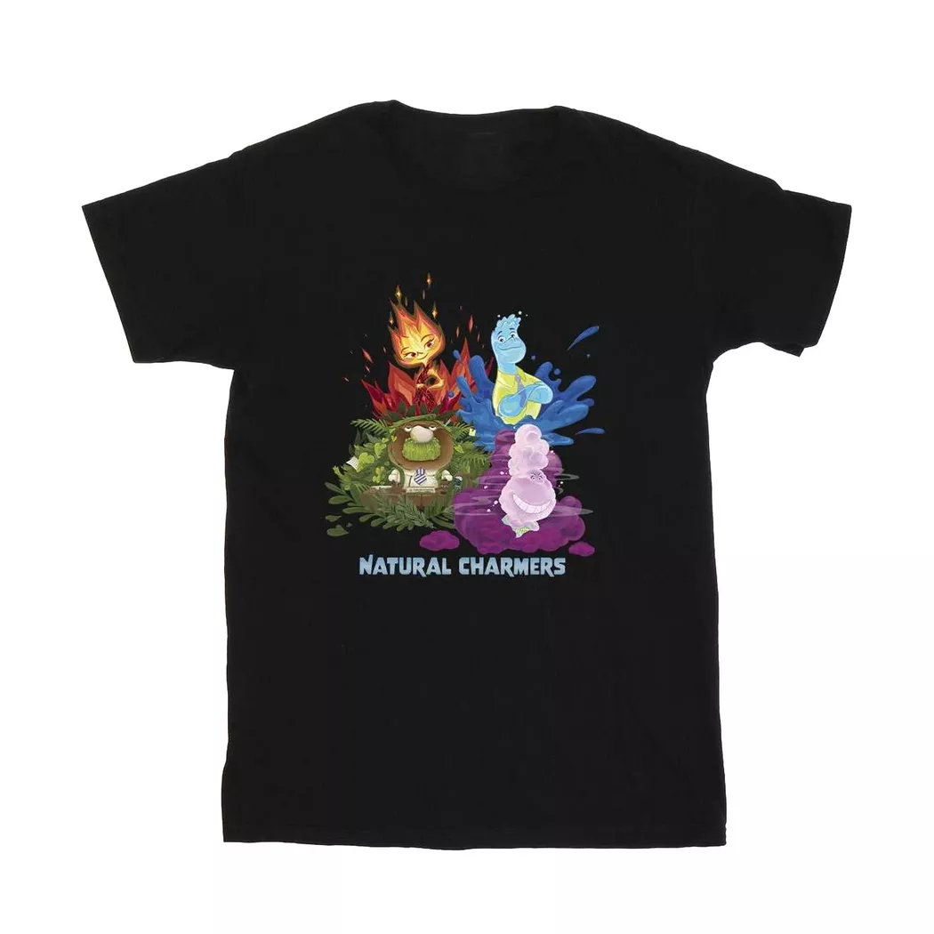 Elementals - Natural Charmers T-Shirt, für Herren, Schwarz, Größe 5XL