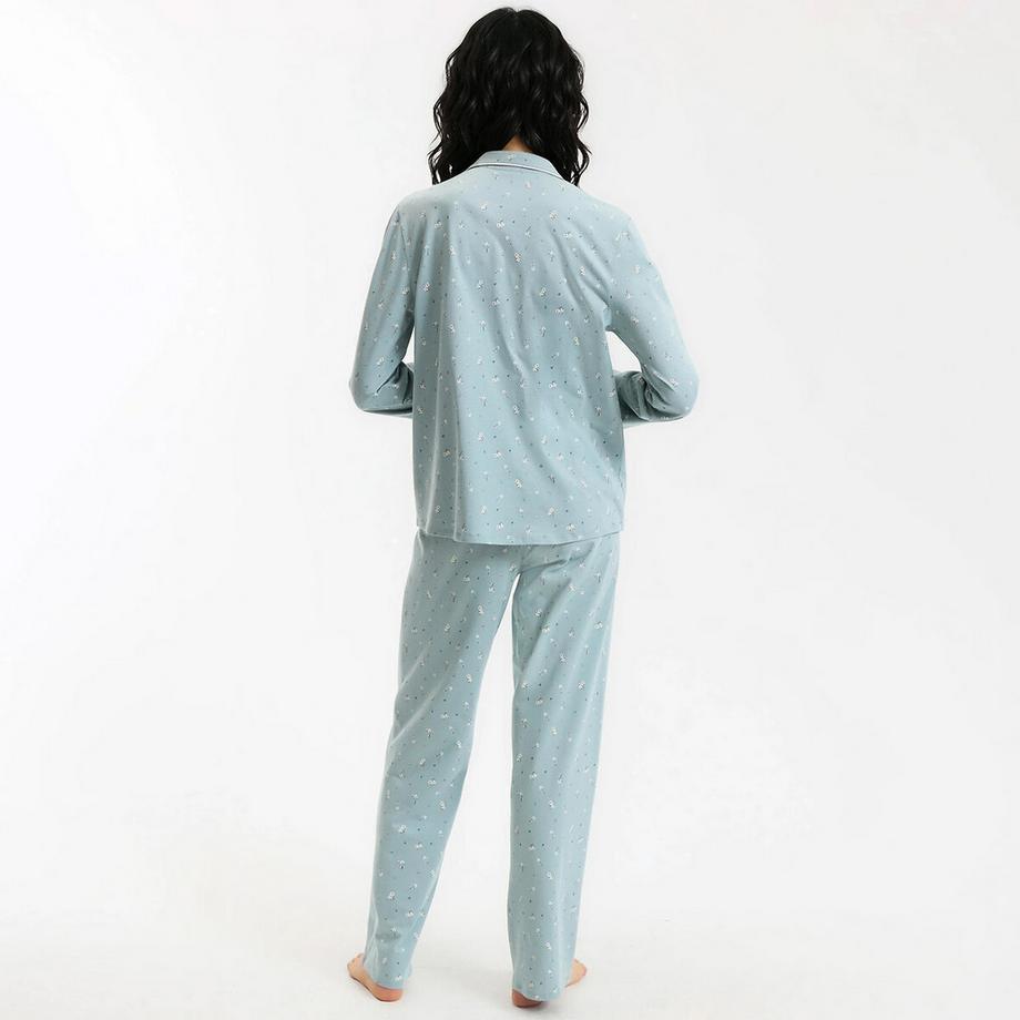 La Redoute Collections Pyjama mit Blumenprint aus Baumwolljersey  