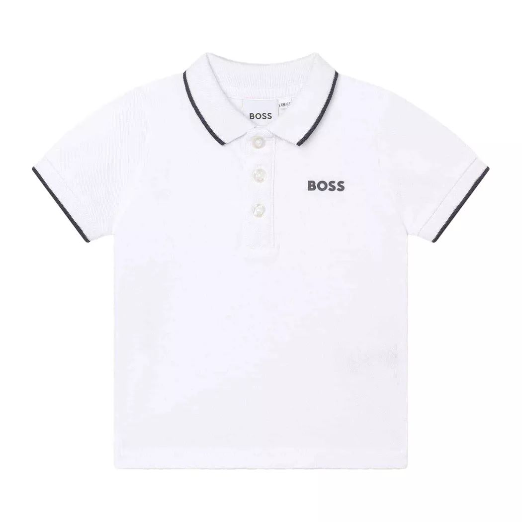 BOSS - Poloshirt Jungs,, 92, Weiss