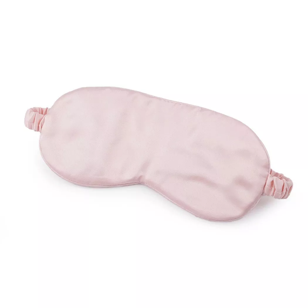 Diademita - Schlafmaske aus Seide,100% hautfreundliche Seide, geruchsneutraler Augenschutz Schlafmaske für Männer, Frauen und Kinder, One Size, Pink