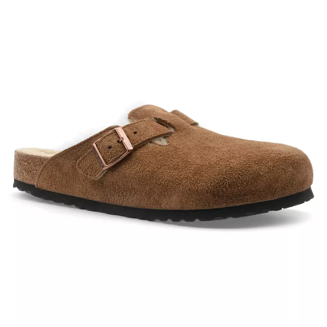 Birkenstock - Boston Shear, für Herren, Beige, Größe 43