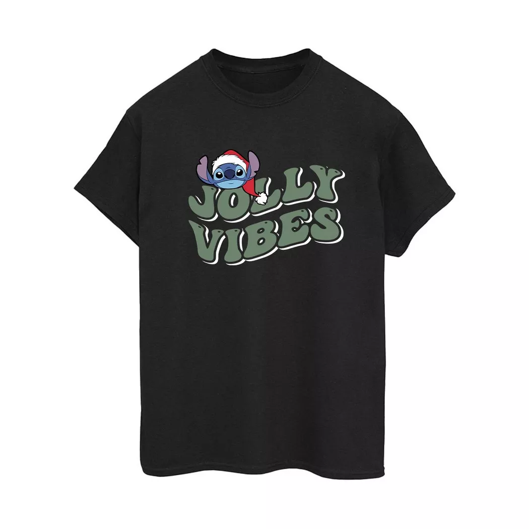 Disney - Jolly Chilling Vibes TShirt, für Damen, Schwarz, Größe L