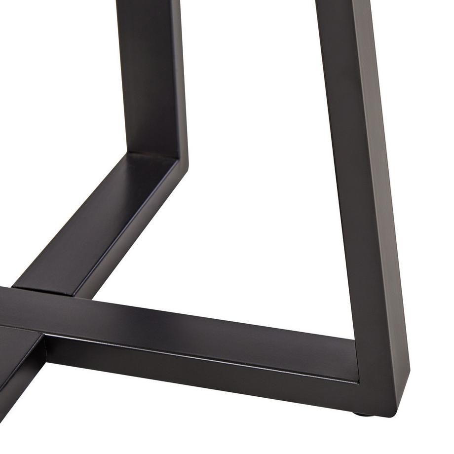 Beliani Table d'appoint en Métal  IVINS  