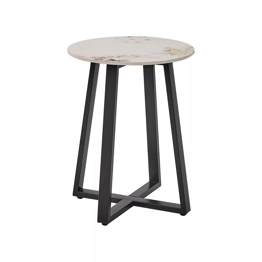 Beliani - Beistelltisch aus Eisen  IVINS, One Size, Schwarz