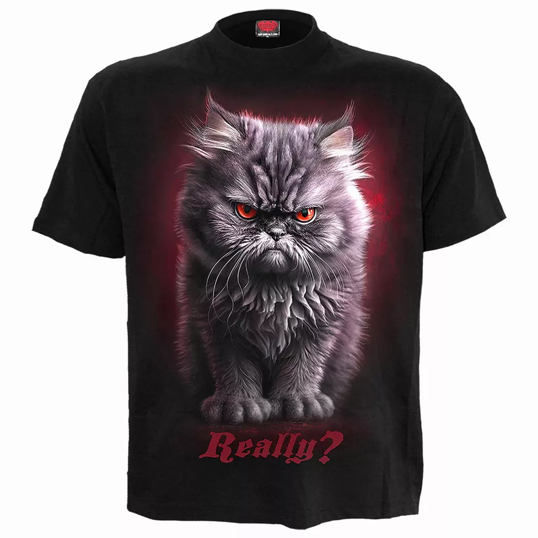 Spiral - Anger Management T-Shirt Kurzärmlig, für Damen, Schwarz, Größe S