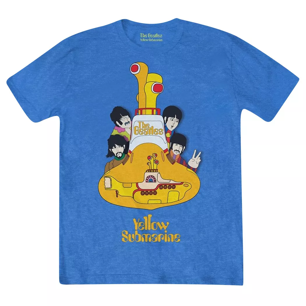 The Beatles - Yellow Submarine Sub Sub TShirt, für Herren, Blau, Größe L