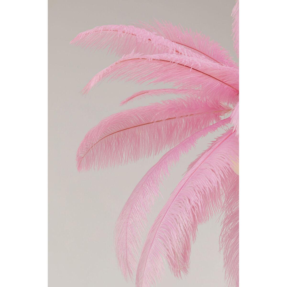 KARE Design Lampe à suspendre Feather Palm Pink ronde 87  