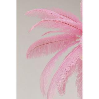KARE Design Lampe à suspendre Feather Palm Pink ronde 87  