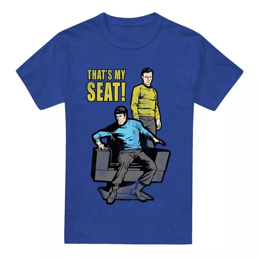 Star Trek - My Seat TShirt, für Damen, Königsblau, Größe S