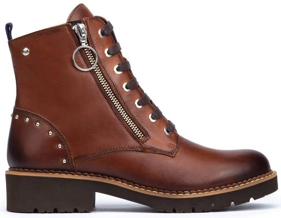 Image of W0v-8610 - Leder Stiefelette Damen Braun 36