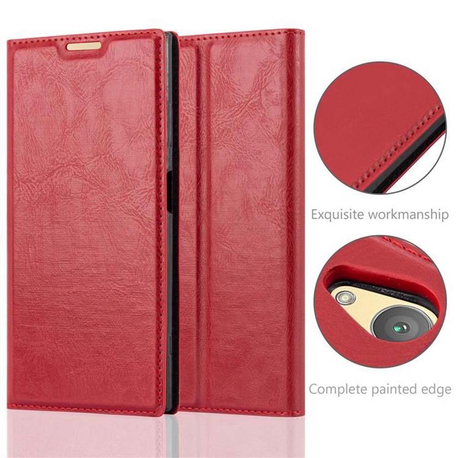 Cadorabo  Housse compatible avec Sony Xperia XA1 PLUS - Coque de protection avec fermeture magnétique, fonction de support et compartiment pour carte 