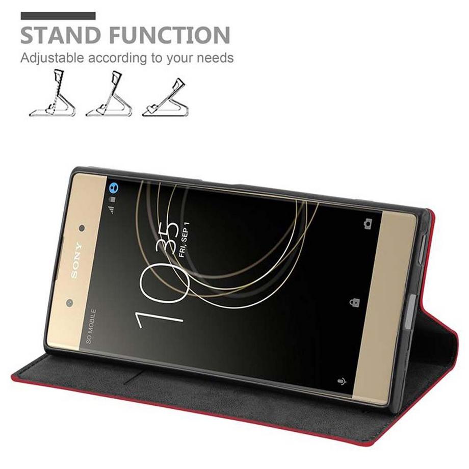 Cadorabo  Housse compatible avec Sony Xperia XA1 PLUS - Coque de protection avec fermeture magnétique, fonction de support et compartiment pour carte 