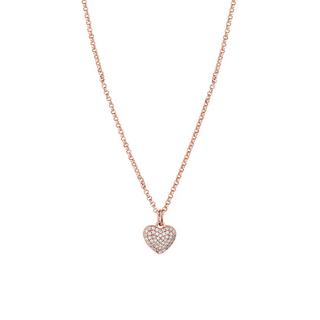 PHANTASYA  Kette mit Zirkonia-Herz 1447 Roségold 