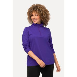 Ulla Popken  Thermo-Shirt, Stehkragen, Zipper, Langarm 