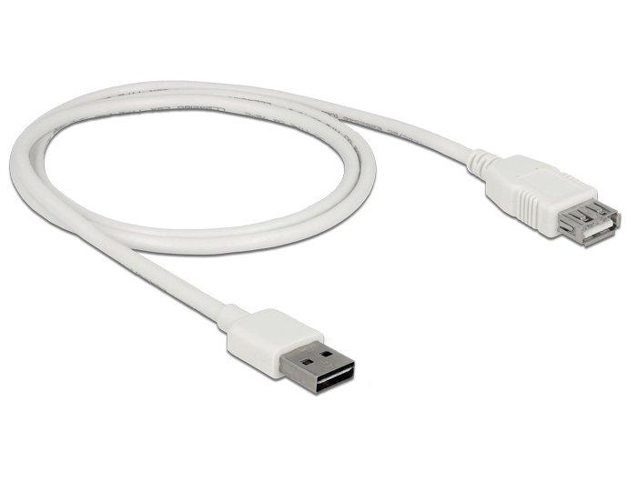 Image of 85199 USB Kabel 1 m USB 2.0 USB A Weiß