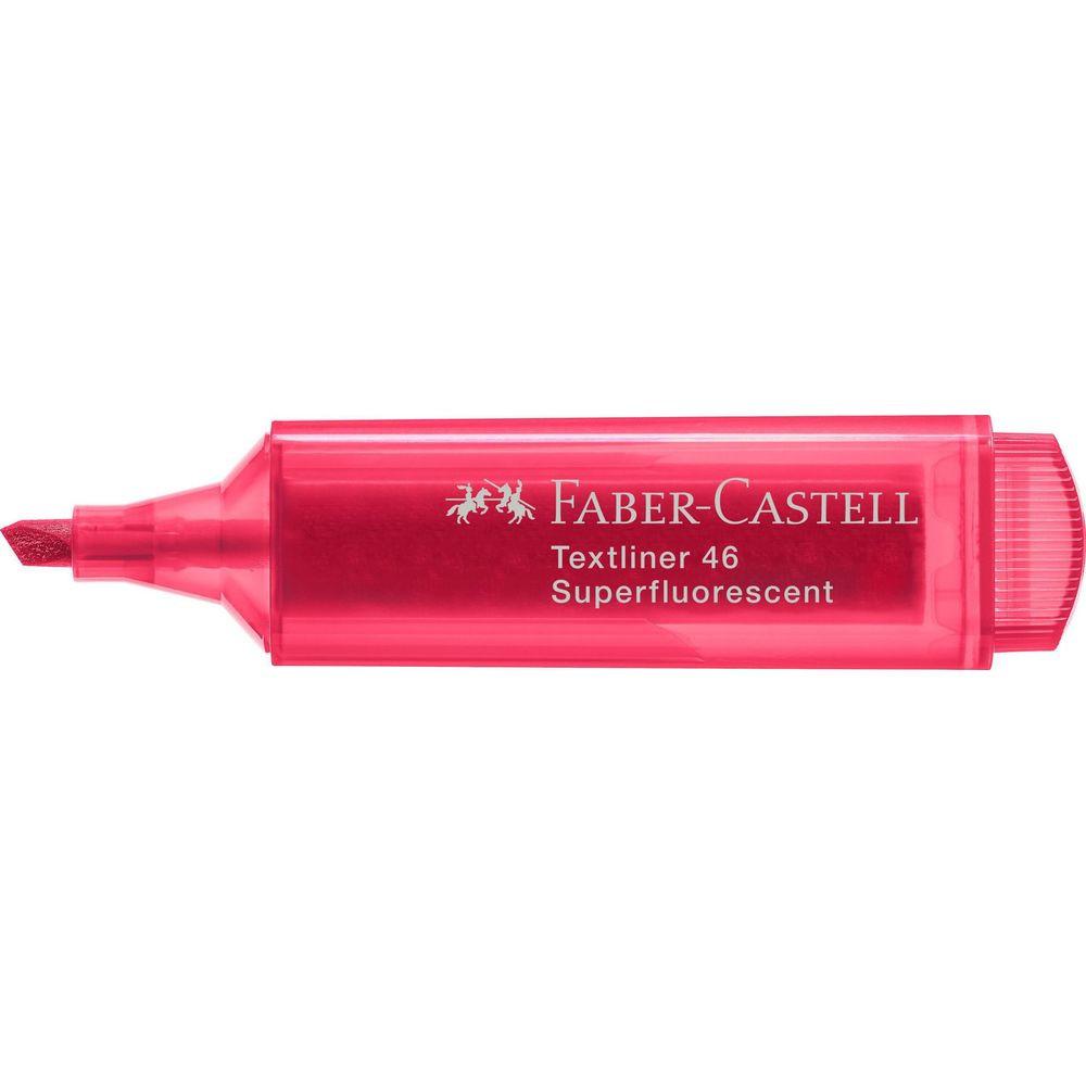 Faber-Castell  Faber-Castell TEXTLINER 1546 evidenziatore 1 pz Punta sottile/smussata Rosso 