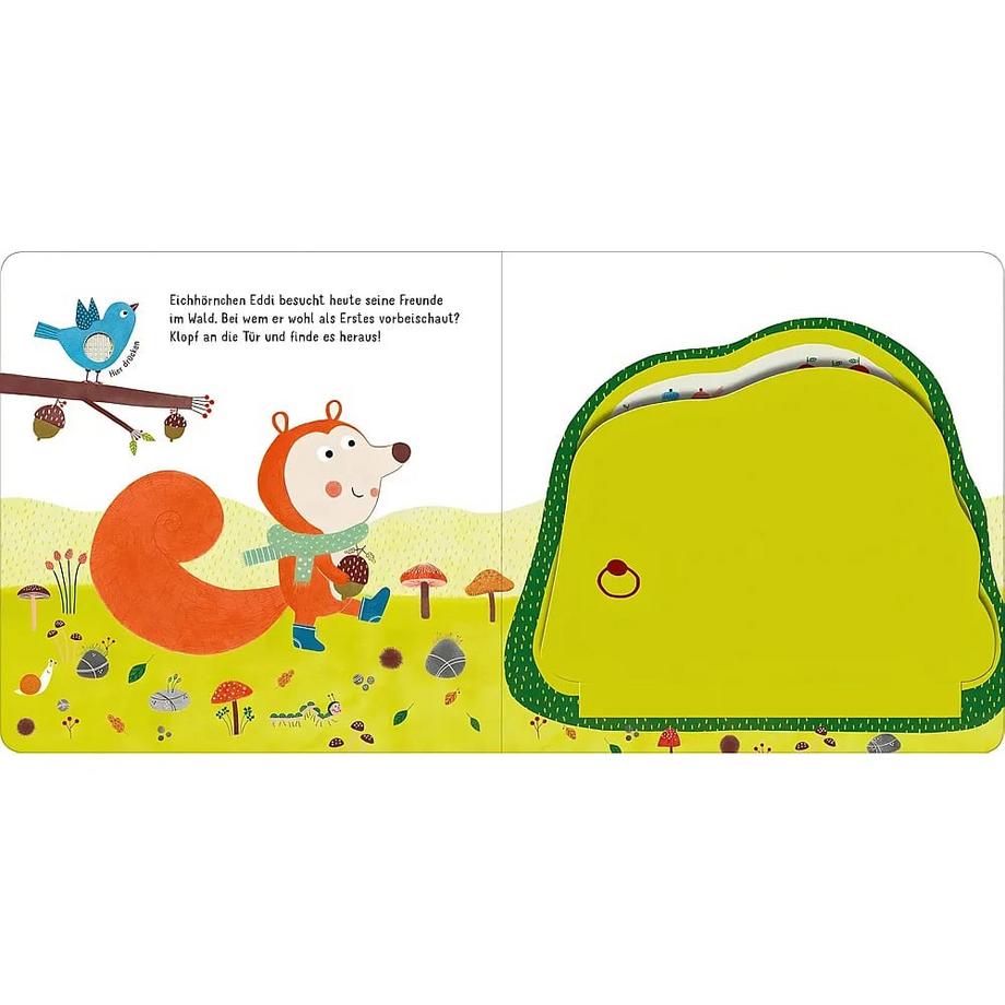 Klopf, klopf! Im Wald Valenza, Valeria (Illustrationen) Copertina rigida 