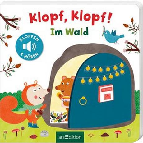 Klopf, klopf! Im Wald Valenza, Valeria (Illustrationen) Copertina rigida 