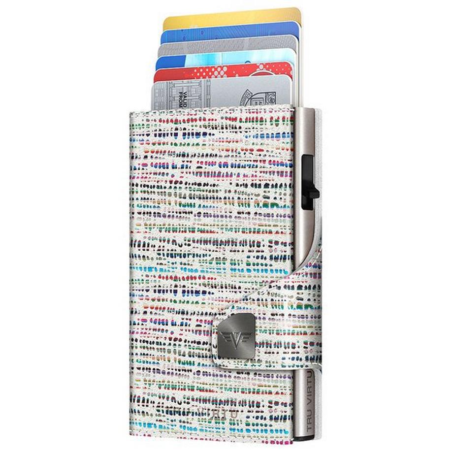 Wallet CLICK & slide Bamboo Crème, silber