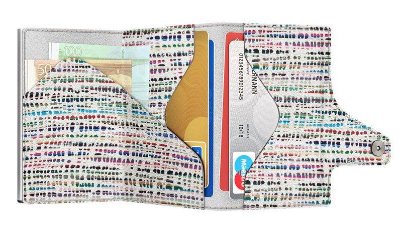 Tru Virtu CLICK & slide Bamboo Crème Portefeuille  