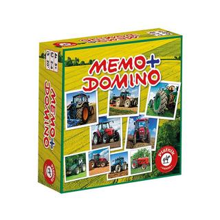 Piatnik  Spiele Memo & Domino Traktoren 