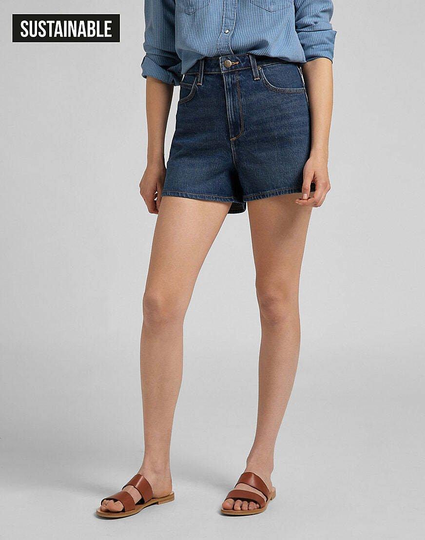 Image of Jeans Shorts Carol Damen Blau Denim W28