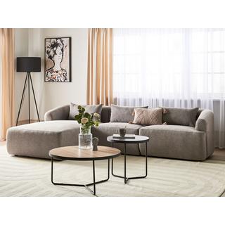 Beliani Ecksofa aus Polyester Modern SVANSELE  