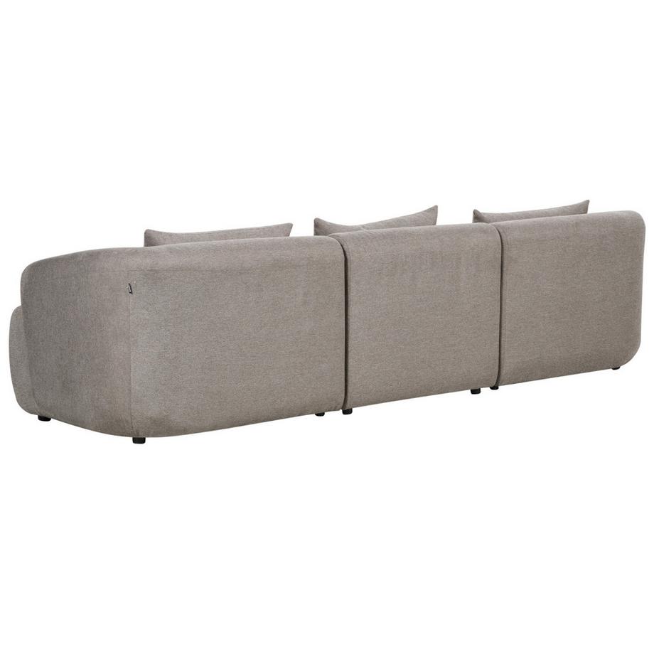 Beliani Ecksofa aus Stoff  SVANSELE  
