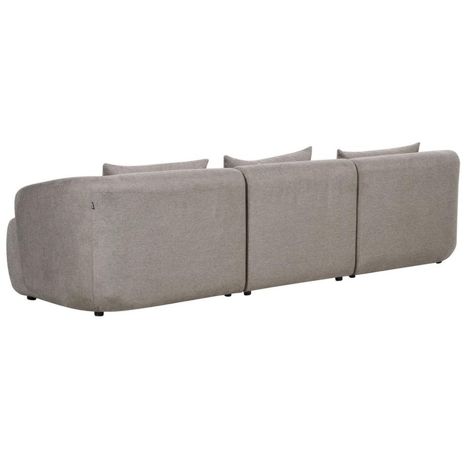 Beliani Ecksofa aus Stoff  SVANSELE  