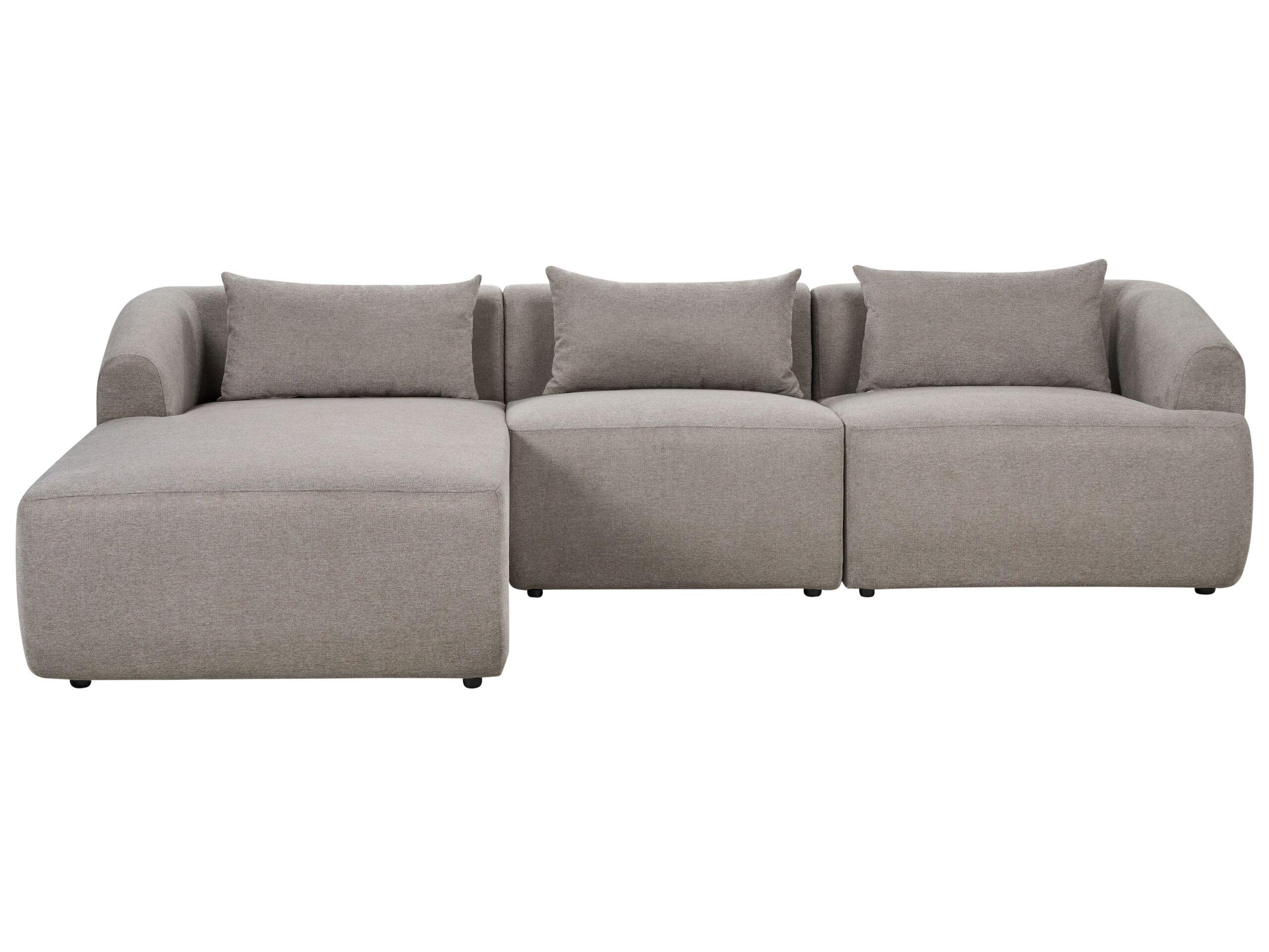 Beliani Ecksofa aus Polyester Modern SVANSELE  