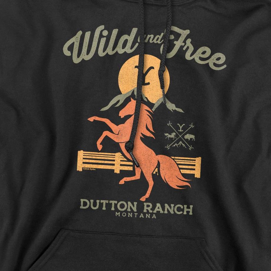 Yellowstone Sweat À Capuche Wild & Free  