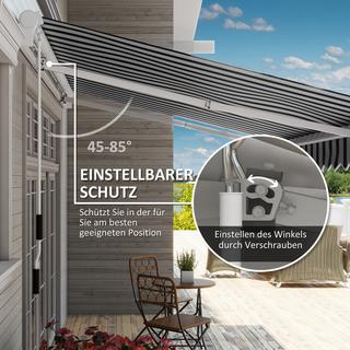 Outsunny Gelenkarmmarkise  