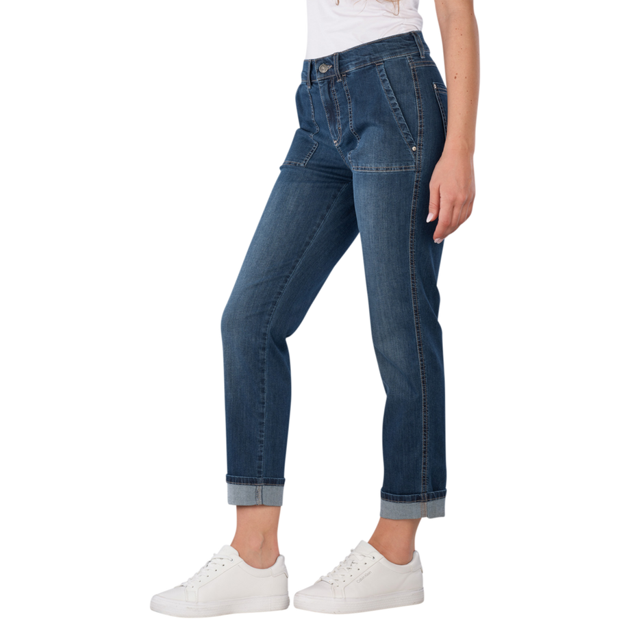 ANGELS DARLEEN URBAN Cropped Straight Leg Jeans  