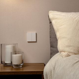 Aqara  Smarter Wandschalter H1 HomeKit (ohne Neutralleiter, Doppelwippe) 