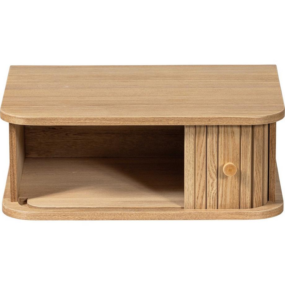 mutoni Table de nuit Jena suspendue nature 40x30  