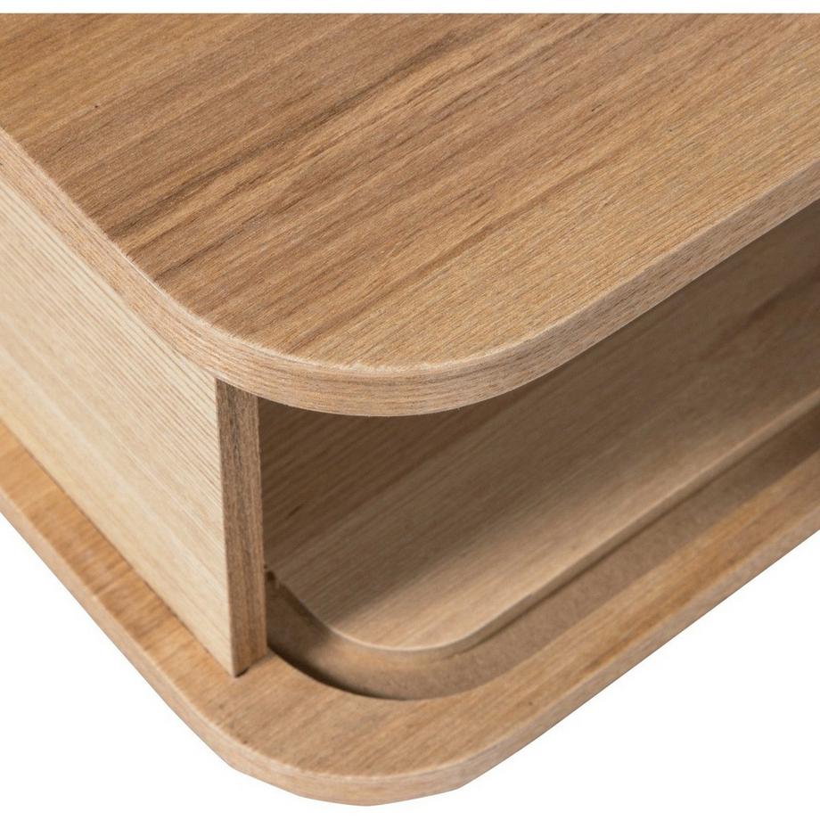 mutoni Table de nuit Jena suspendue nature 40x30  