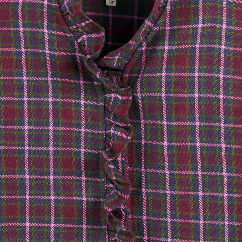 La Redoute Collections  Karierte Bluse mit langen Ärmeln 